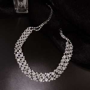 cadena gargantilla clavicle chain silver