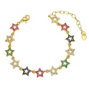 pulsera estrellas colores