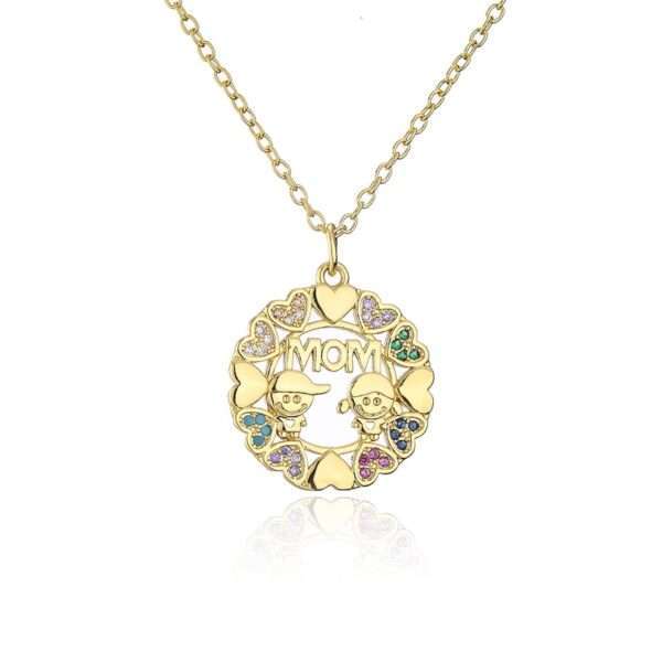 cadena mom hearts boy and girl - Imagen 3
