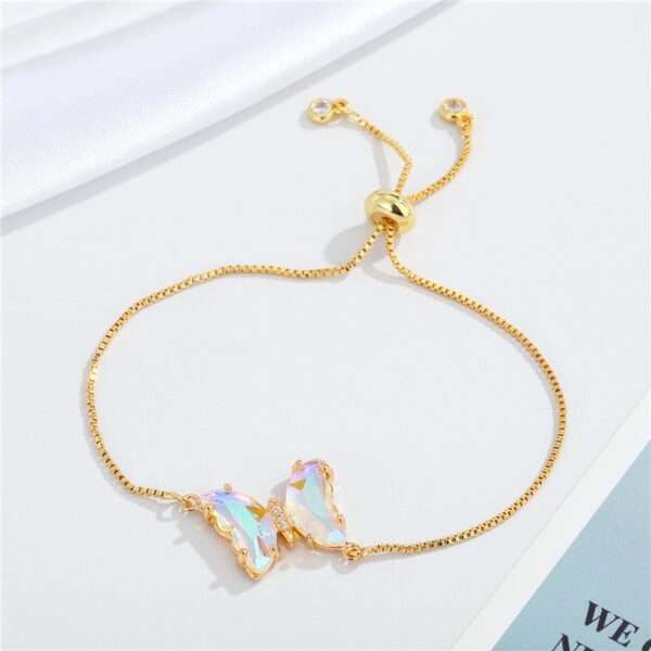 pulsera mariposa sparkling tornasol