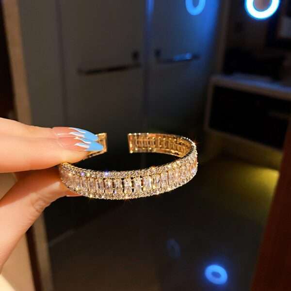 pulsera diamond encrusted zircon - Imagen 3