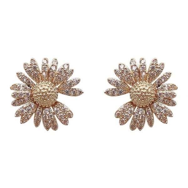 aretes diamond girasol