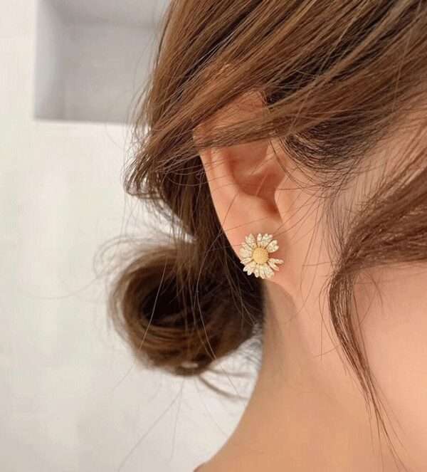 aretes diamond girasol - Imagen 2