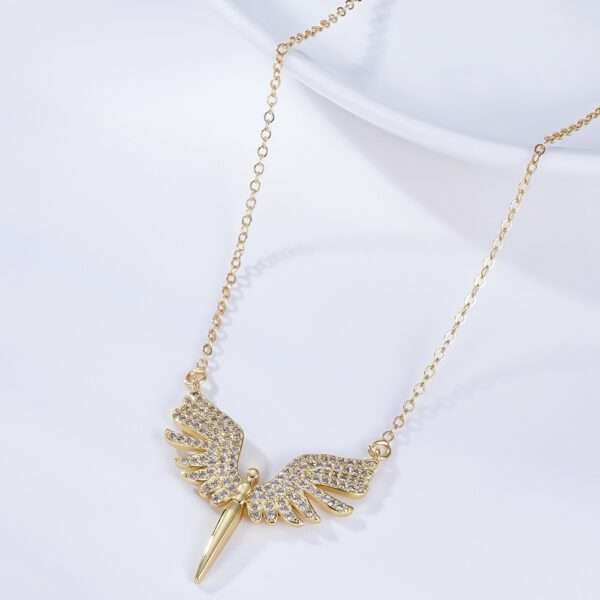 cadena alas wings golden - Imagen 2