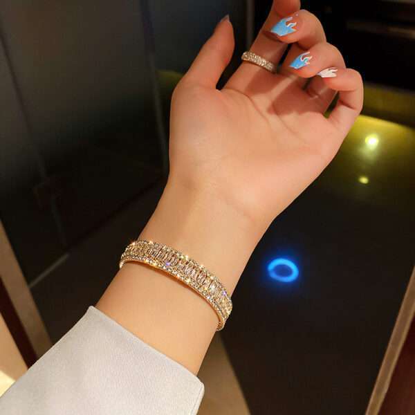 pulsera diamond encrusted zircon - Imagen 2