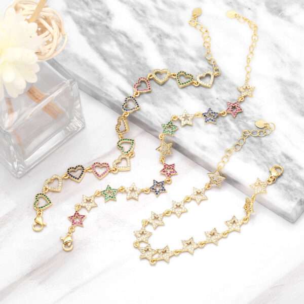 pulsera estrellas colores - Imagen 2