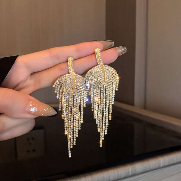 aretes glass diamond golden