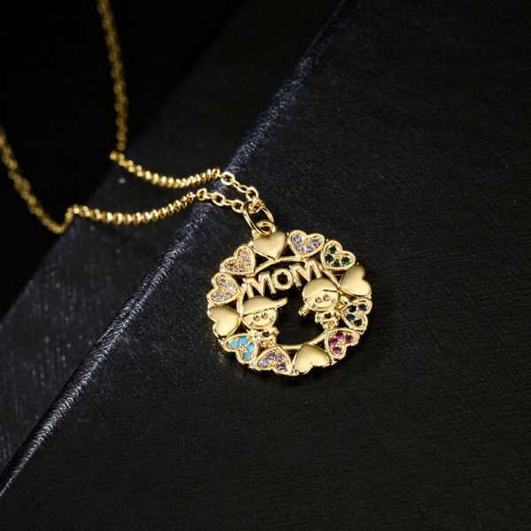 cadena mom hearts boy and girl - Imagen 2