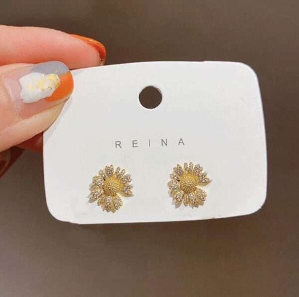 aretes diamond girasol - Imagen 5