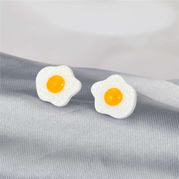 aretes huevitos fried poached eggs - Imagen 3