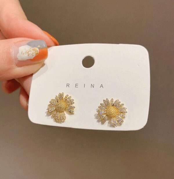 aretes diamond girasol - Imagen 4