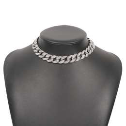 cadena cubana silver