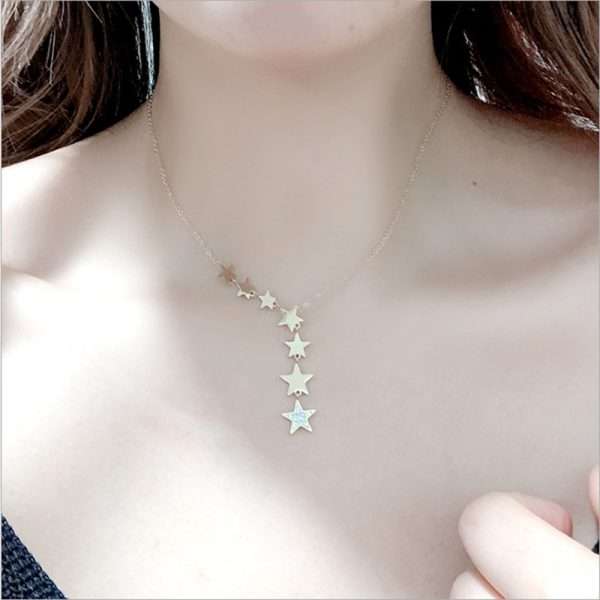 cadena stars estrellas necklace - Imagen 3