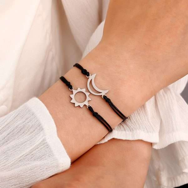pulseras de amistad sol y luna (2) - Imagen 2