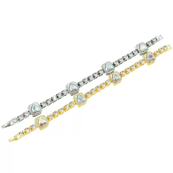 Pulsera  heart shape silver - Imagen 4