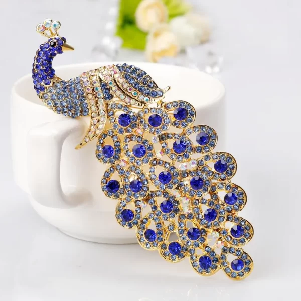 broche pavo real - Imagen 4