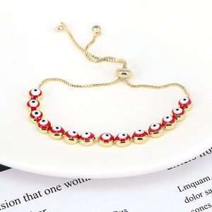 Pulsera ojo turco roja
