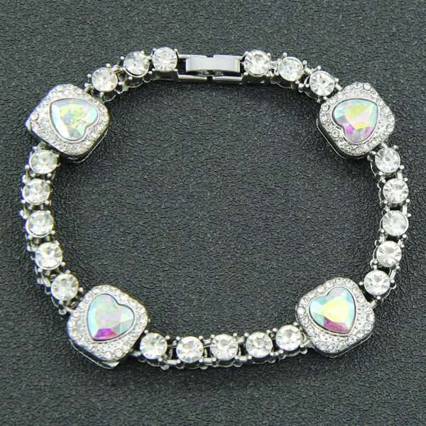 Pulsera  heart shape silver