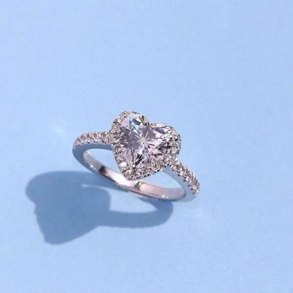 anillo corazón tornasol - Imagen 3