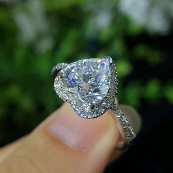 anillo corazón tornasol - Imagen 2