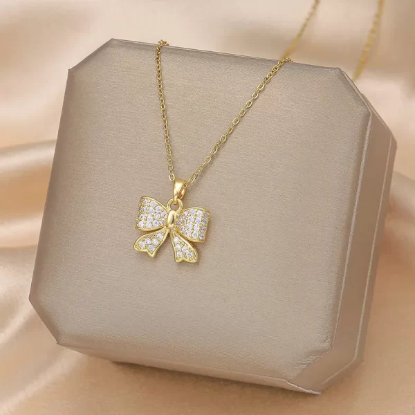 cadena lazito cute bow - Imagen 2