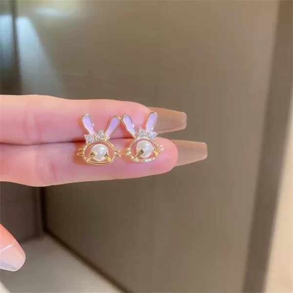 aretes cute bunny - Imagen 3