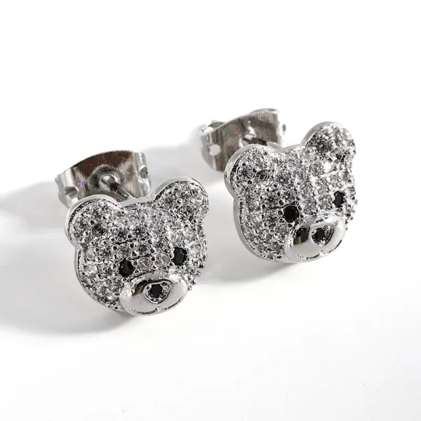 aretes ositos silver