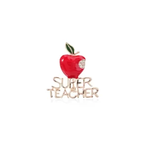 broche profesora super teacher