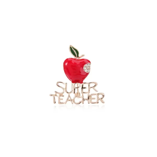 broche profesora super teacher