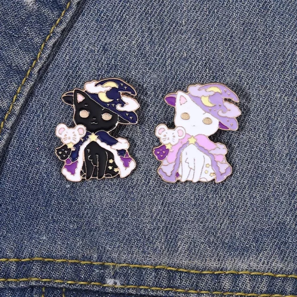 broche Molly cat magic blanco - Imagen 2