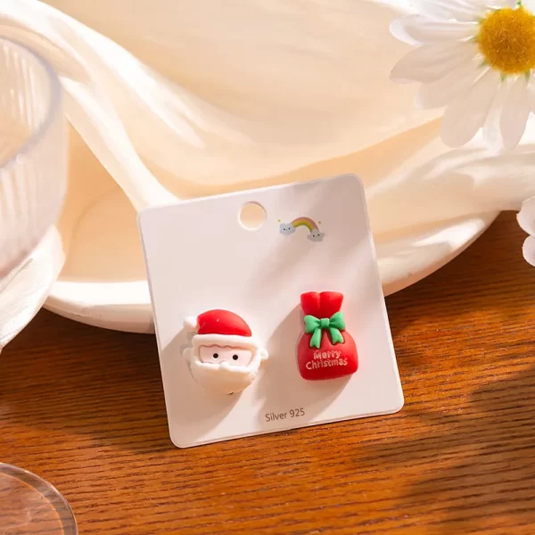 aretes xmas Noel bolsita de regalo