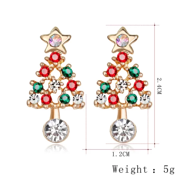 aretes xmas tree - Imagen 4