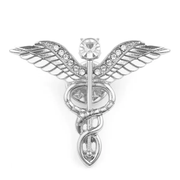 broche medicina silver