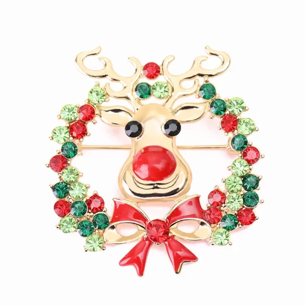 broche xmas Rodolfo el reno