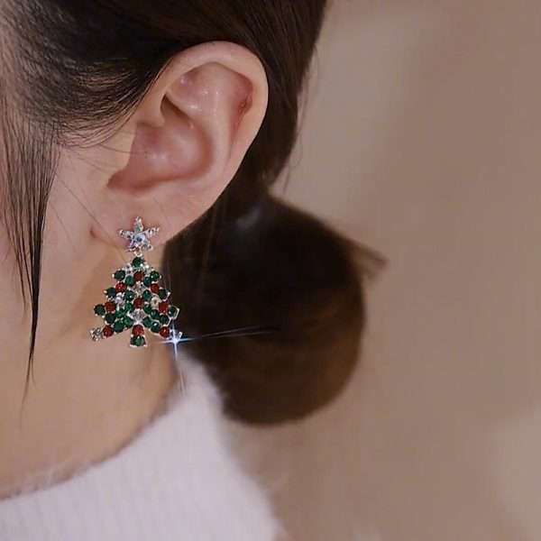 aretes xmas tree colores - Imagen 3
