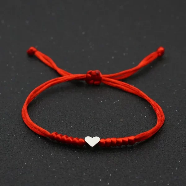 Pulsera corazón roja