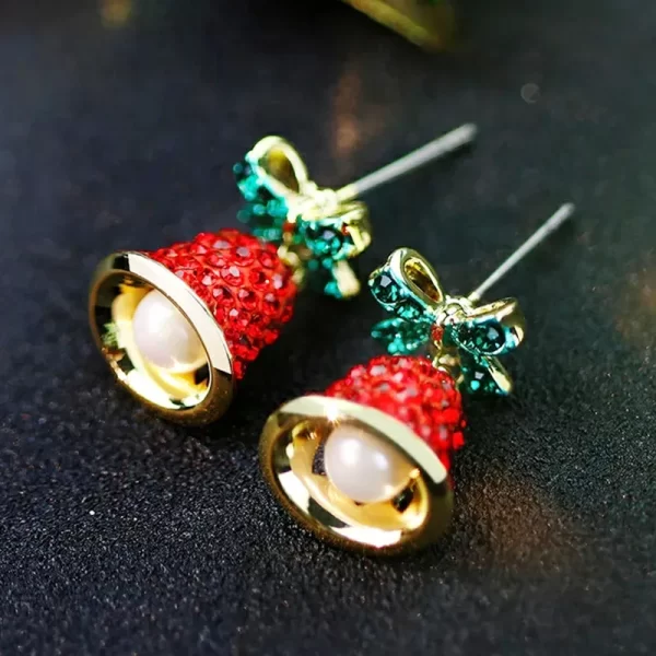 aretes xmas campanitas - Imagen 4