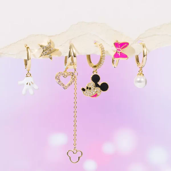 aretes party rings mickey
