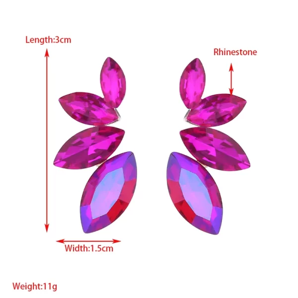 aretes hojas blancas - Imagen 3