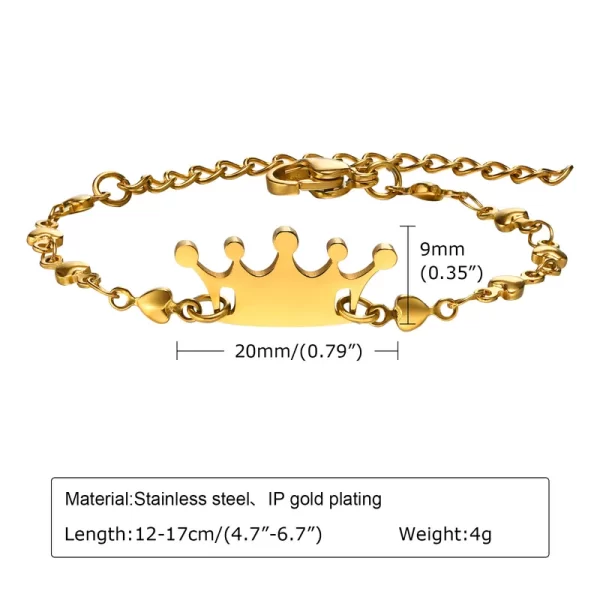 Pulsera bebe coronita - Imagen 7