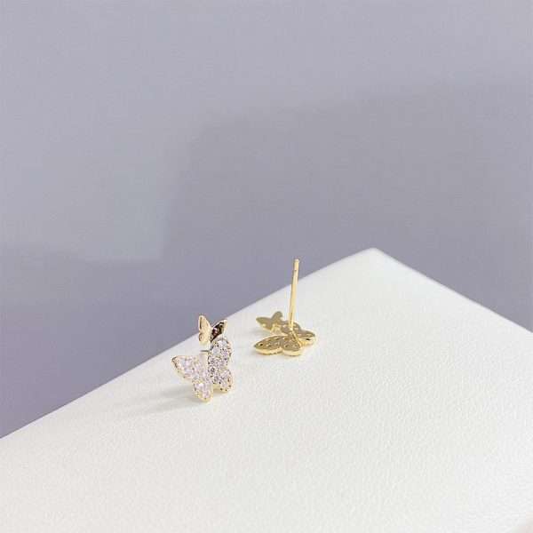 aretes Mariposas Golden - Imagen 2