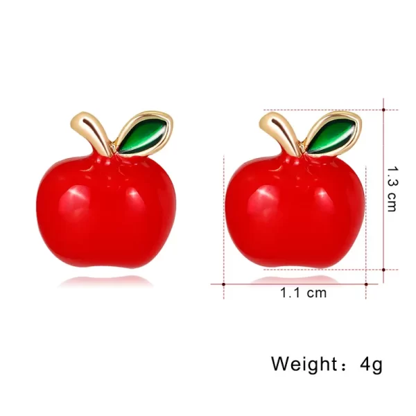 aretes manzanitas - Imagen 5