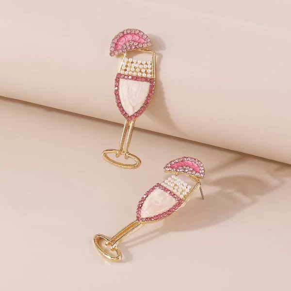 aretes Martini pink - Imagen 2