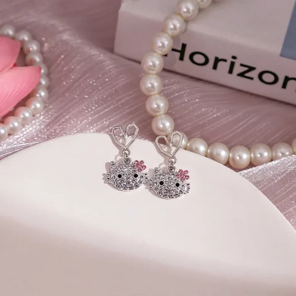 aretes hello kitty