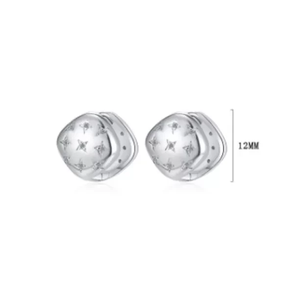 aretes stars silver - Imagen 4