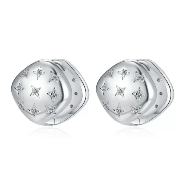 aretes stars silver