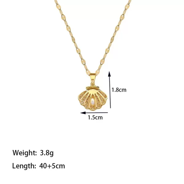 cadena Shell perla - Imagen 5