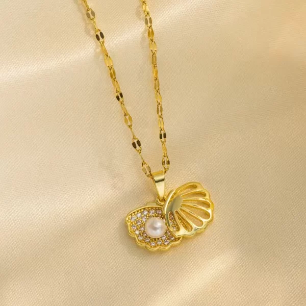 cadena Shell perla - Imagen 2