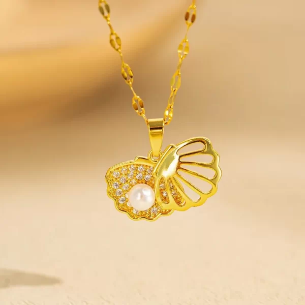cadena Shell perla