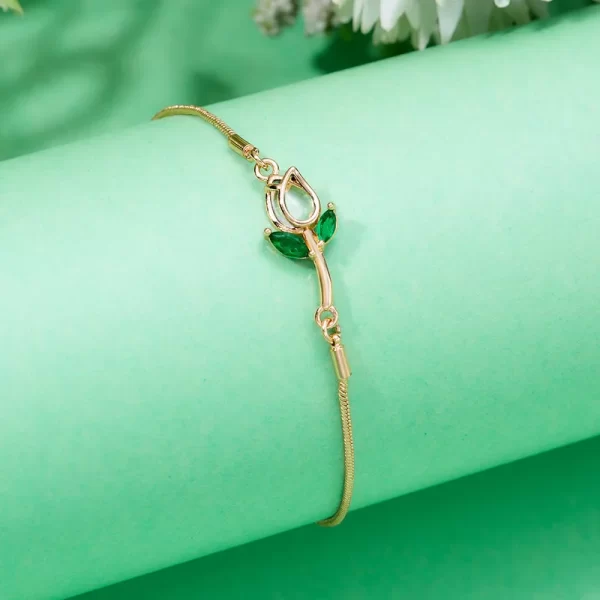 pulsera tulipan zircon - Imagen 2
